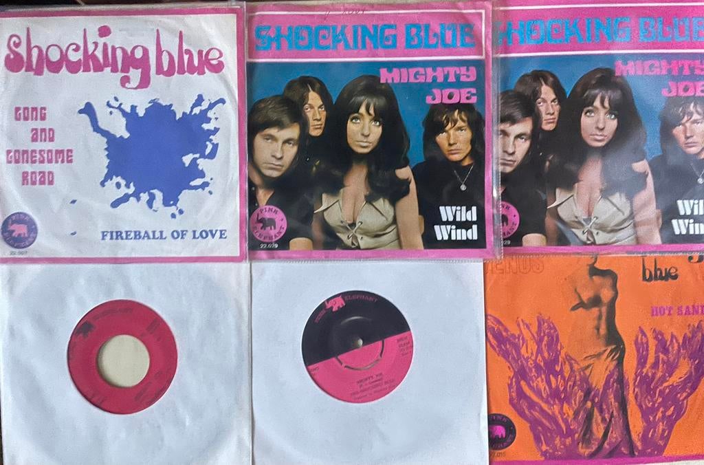 24 singles Shocking Blue (Nederbeat), Cd's en Dvd's, Vinyl Singles, Ophalen of Verzenden, 7 inch, Overige genres, Single