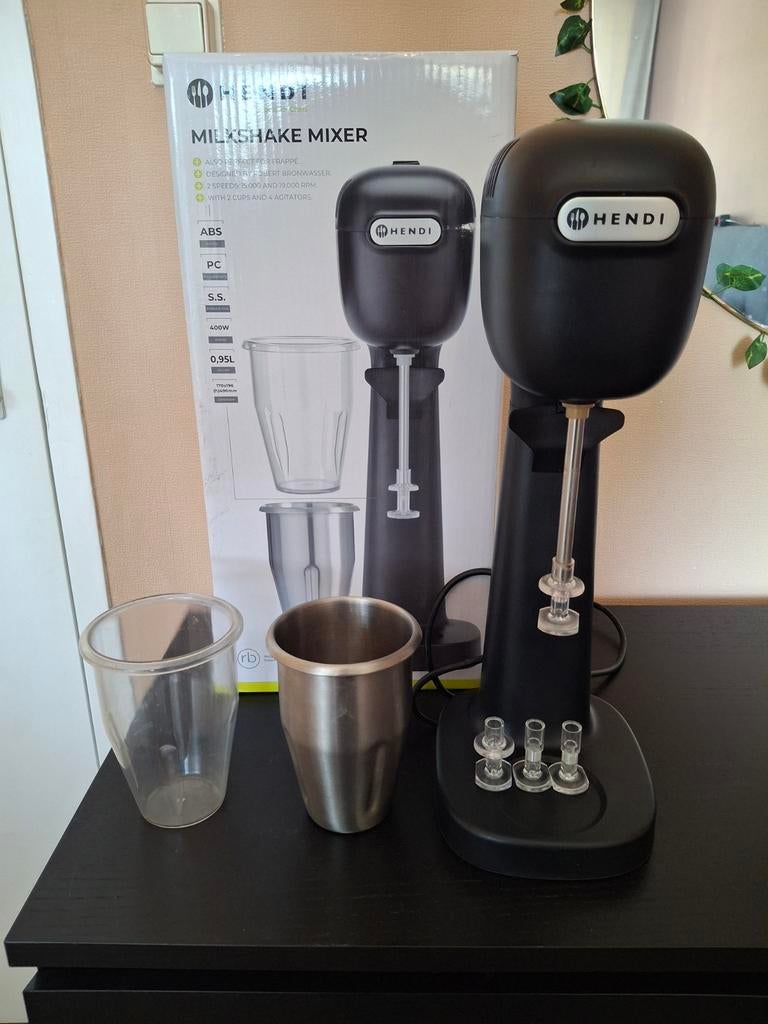 Hendi Milkshake Mixer - Zo goed als nieuw, Minder dan 1 liter, Ophalen of Verzenden, Zo goed als nieuw, 2 snelheden