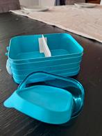 Mepal lunchbox met uitneembaar bakje - Blauw, Ophalen of Verzenden, Gebruikt