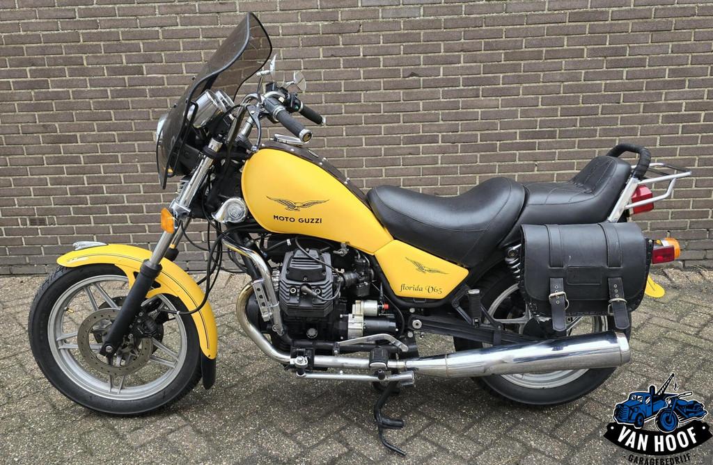 🏍️ Moto Guzzi V65 Florida - 1988 🟡, Bedrijf, Overig, 643 cc, 12 t/m 35 kW