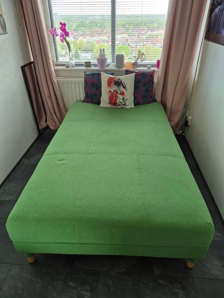 Bed met opbergruimte 120x200 cm Ikea Flottebo, Ophalen, Gebruikt, Twijfelaar, 120 cm