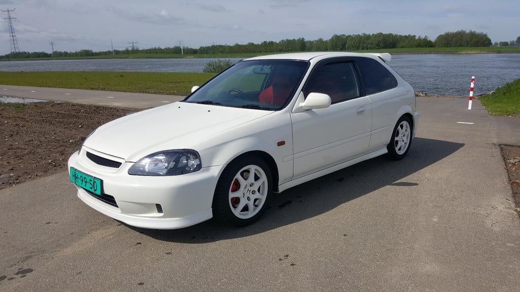 Honda Civic 1.4iS Groen verlaagd/Roestvrij !, Auto's, Honda, Voorwielaandrijving, 31 €/maand, 4 cilinders, 1396 cc