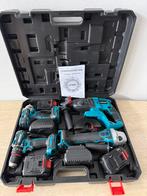 21V accu gereedschap set boormachine schroefmachine slijptol, Ophalen of Verzenden, Zo goed als nieuw, Boormachine