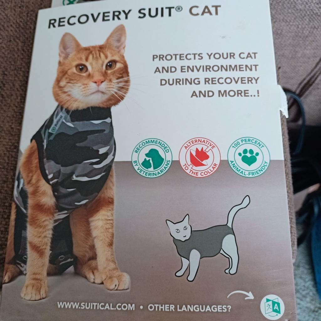 Suitical recovery suit cat., Dieren en Toebehoren, Katten-accessoires, Gebruikt, Ophalen of Verzenden