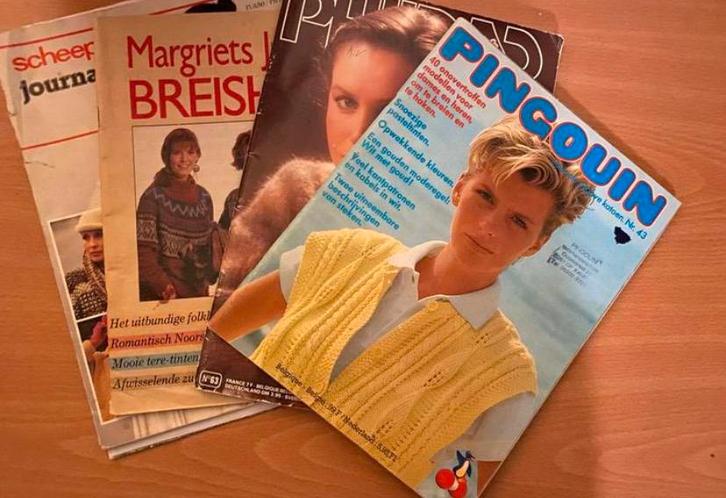 Vintage brei- en haakpatronen, Hobby en Vrije tijd, Breien en Haken, Zo goed als nieuw, Breien, Patroon of Boek, Ophalen of Verzenden
