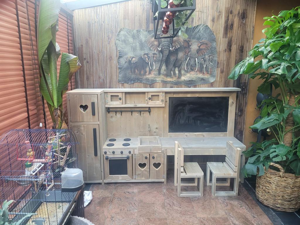 Speelkeuken, Ophalen of Verzenden, Zo goed als nieuw, Hout