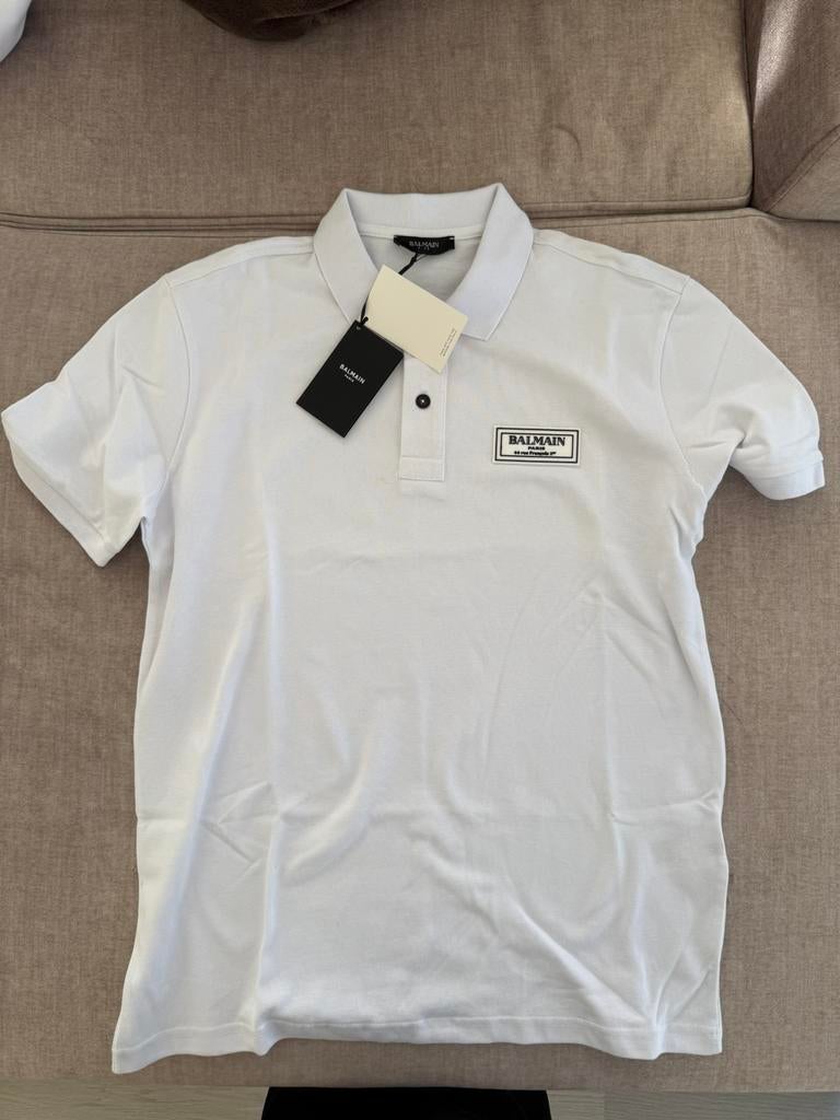 Balmain heren polo, Ophalen of Verzenden, Nieuw, Maat 56/58 (XL), Wit
