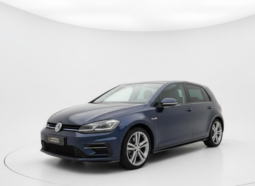 Volkswagen GOLF 1.5 TSI HIGHLINE BUSINESS R. AUT, ACC, STOEL, Euro 6, 4 cilinders, 150 pk, Blauw