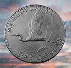 *  1974 - Prachtige One Dollar New Sealand Day 6 Februari **, Verzenden, Losse munt