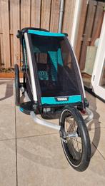 Thule Chariot Lite met all-terrain kit, Verstelbare duwstang, Zo goed als nieuw, Combiwagen, Ophalen