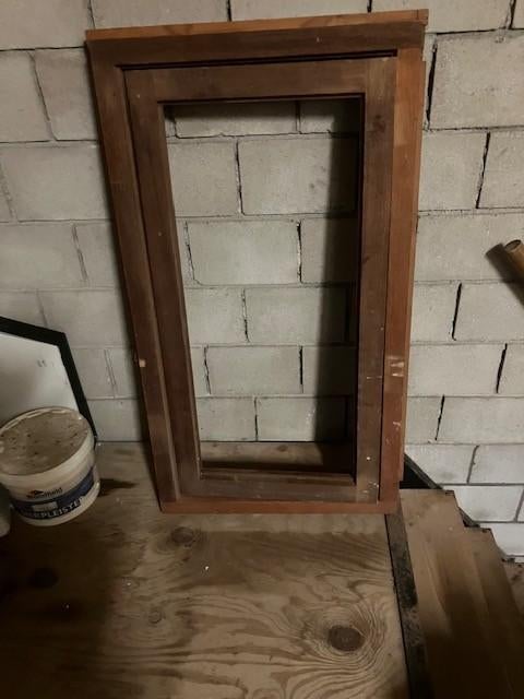 houten raamkozijn met draairaam meranti, Doe-het-zelf en Verbouw, Kozijnen en Schuifpuien, Raamkozijn, Nieuw, 75 tot 150 cm, Hout