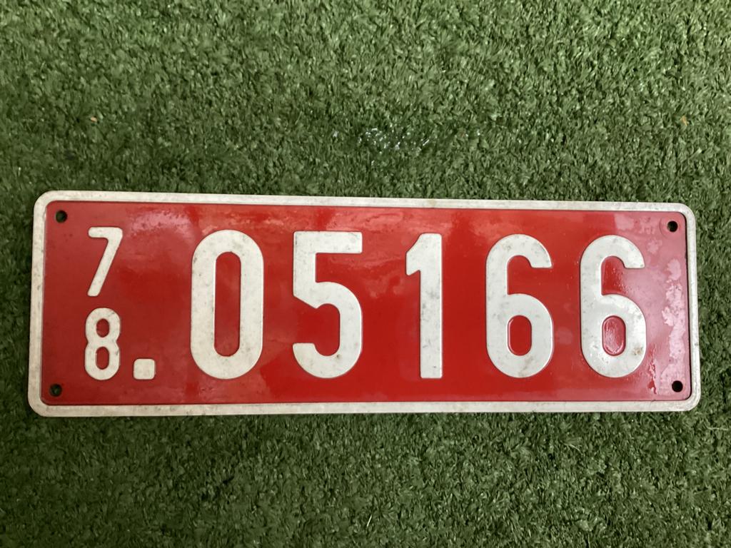 Kentekenplaat uit België, Ophalen of Verzenden, Gebruikt, Auto's