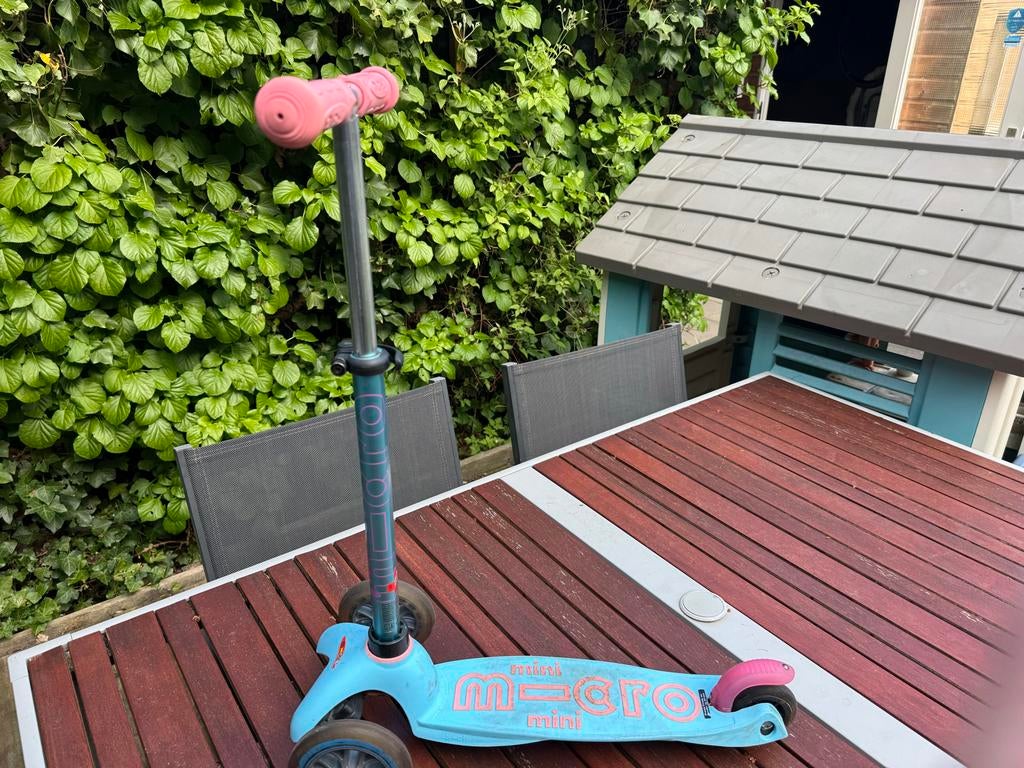 Micro Mini Step - roze/blauw, Fietsen en Brommers, Steps, Gebruikt, Gewone step, Ophalen