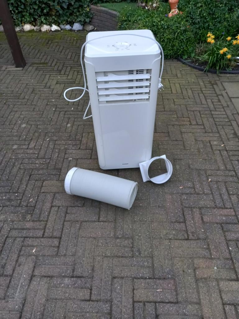 Mobiele airco, wit, Ophalen, Gebruikt, Minder dan 60 m³, 3 snelheden of meer