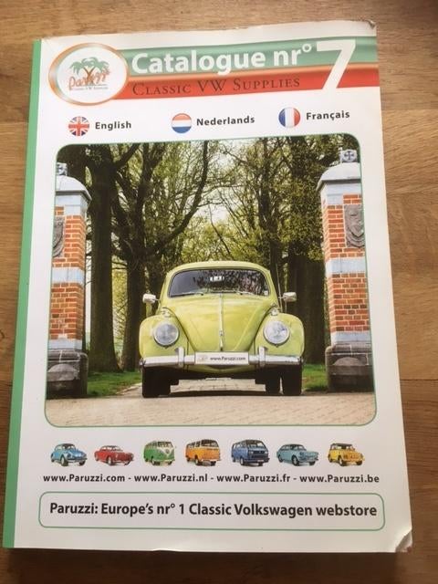 Autoboeken:  Catalogus  Classic  VW  Supplies  nr 7    2014, Boeken, Ophalen of Verzenden, Zo goed als nieuw, Volkswagen, Paruzzi