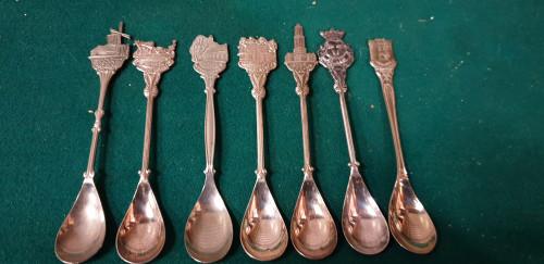 koffielepels arnhem 7 stuks, Ophalen of Verzenden, 'T Olde Gre-j, Info@toldegrej.nl, Endepoelstraat 20f Didam