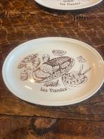 GIEN Dinerborden Les Viandes ovaal, Ophalen of Verzenden, Porselein, Overige stijlen, Bord(en)