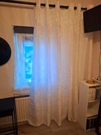 Witte gordijnen met ringen - Elegant en sfeervol, Ophalen, 100 tot 150 cm, 200 cm of meer, Wit