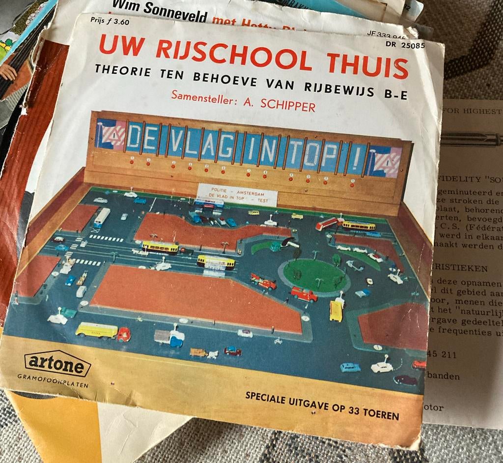 Single: Uw Rijschool Thuis, theorie rijbewijs BE, Gebruikt, 7 inch, Single, Ophalen of Verzenden