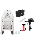 Gloednieuwe set Suzuki 5 pk en rubberboot (ongebruikt!), Nieuw, Benzine, 200 pk of meer, Overige materialen