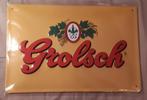 Grolsch Origineel 20x30 cm Reclamebord, Ophalen of Verzenden, Nieuw, Reclamebord, Plaat of Schild, Grolsch