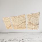 Vintage weefkunst drieluik / wandkleed wol, Ophalen