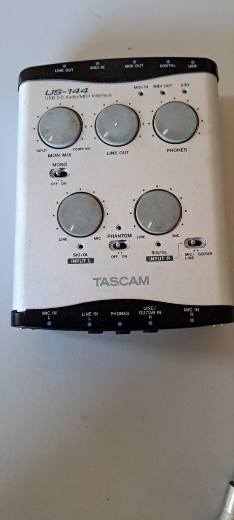 Tascam US-144 USB 2.0 Audio/MIDI Interface, Ophalen, Gebruikt, Overige typen