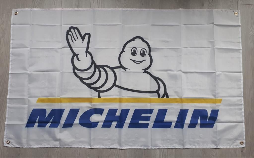 Michelin 90x150 cm Reclame Vlag, Verzamelen, Merken en Reclamevoorwerpen, Ophalen of Verzenden, Nieuw, Reclamebord