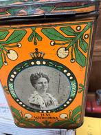 Mooi oud blik van koningin Wilhelmina, Ophalen of Verzenden, Gebruikt