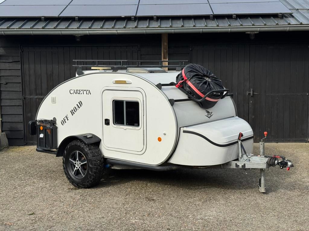 Prachtige Caretta Basoglu 1500 Off-Road Caravan Lichtgewicht, Caravans en Kamperen, Caravans, Overige merken, Vast bed, Particulier