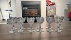 Set van 12 Val Saint Lambert Vence kristallen glazen, Ophalen of Verzenden