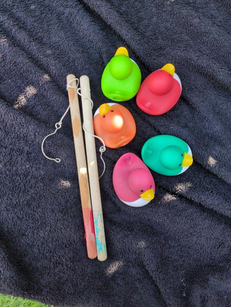 Eendjes vangen spel - Leuk voor kinderfeestjes!, Ophalen of Verzenden, Gebruikt, Jongen of Meisje