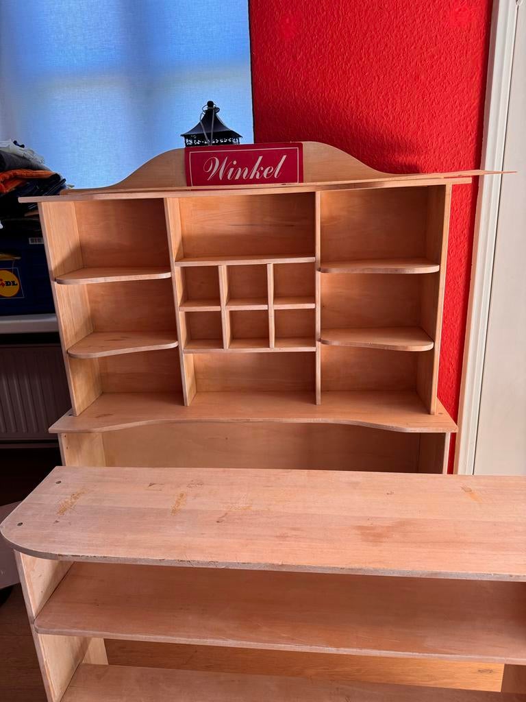 Groot houten kinderwinkeltje / postkantoor (3 delen), Ophalen, Gebruikt, Jongen of Meisje