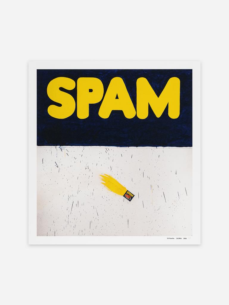 Ed Ruscha ‘actual size’ print., Ophalen