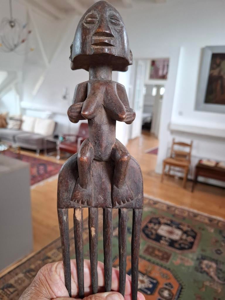 Afrikaanse kammen [2) Hemba/Luba.Congo, Antiek en Kunst, Ophalen of Verzenden