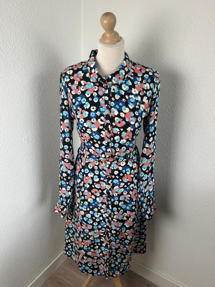 Fabienne Chapot maat 40 Hayley dress 1951, Kleding | Dames, Jurken, Zo goed als nieuw, Maat 38/40 (M), Blauw, Knielengte, Ophalen of Verzenden