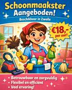 Schoonmaaken aangeboden, Vanaf 10 jaar, Overige vormen