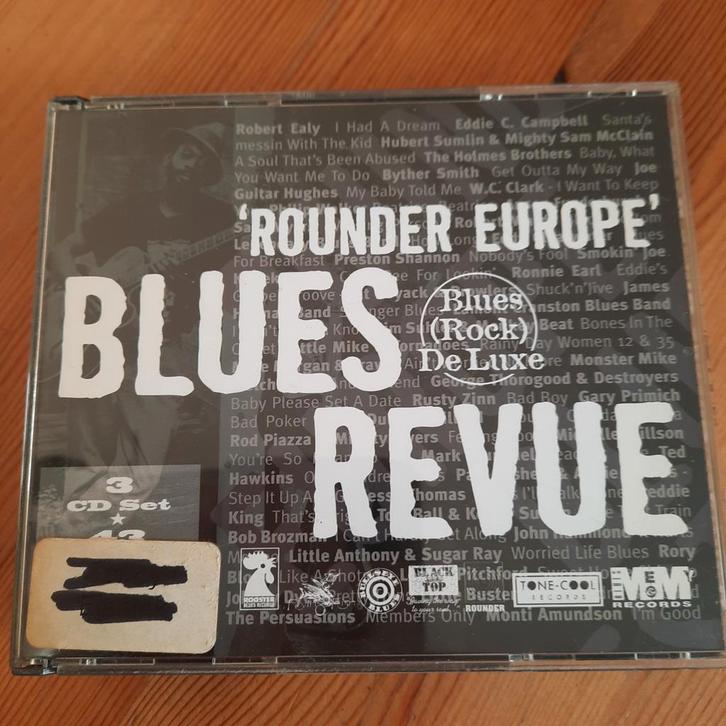 Rounder Europe Blues Revue - 3 CD Set, Cd's en Dvd's, Cd's | Jazz en Blues, Gebruikt, Blues, 1980 tot heden, Boxset, Ophalen of Verzenden