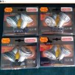 GU 10 Led spots 2 stuks in een verpakking, Ophalen, Metaal of Aluminium, Nieuw, Modern