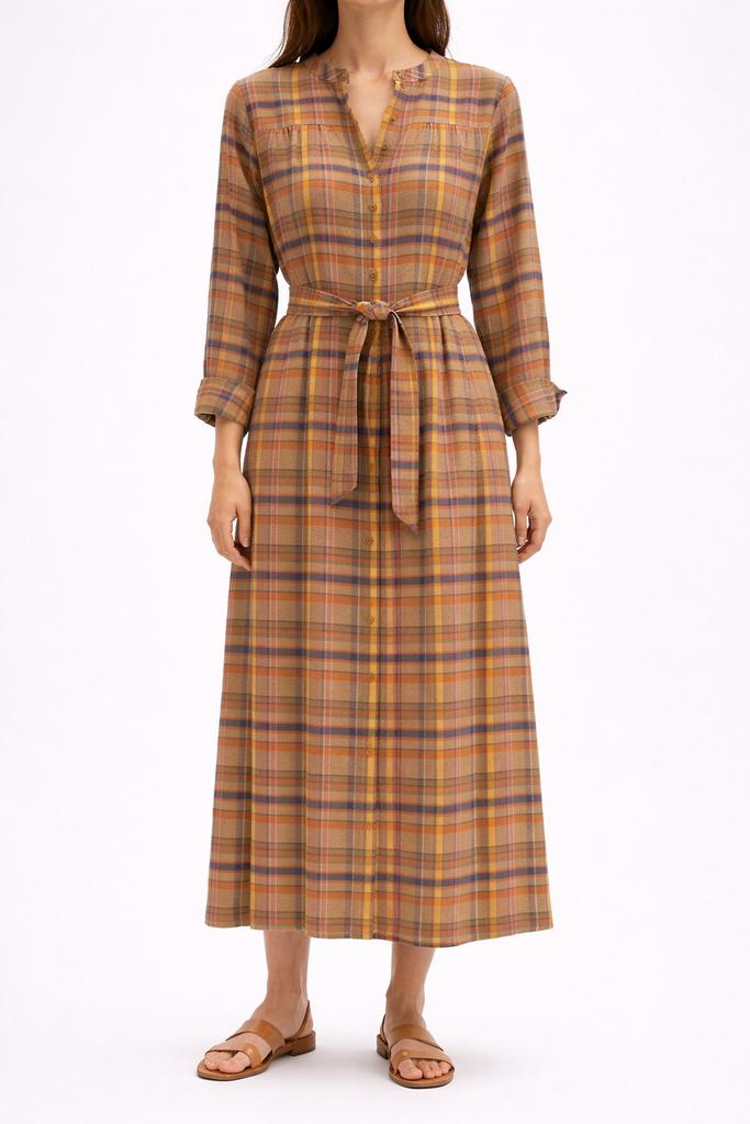 Jurk Sézane (40), Maat 38/40 (M), Bruin, Nieuw, Ophalen of Verzenden