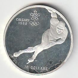 20  dollars 1985  Canada. km. 146  proof/unc, Postzegels en Munten, Munten | Amerika, Ophalen of Verzenden, Noord-Amerika, Losse munt