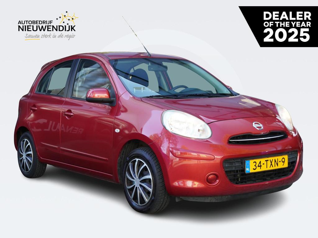 Nissan Micra 1.2 DIG-S 100 Acenta / AIRCO / ELEKTRISCHE RAME, Auto's, Voorwielaandrijving, Euro 5, Stof, Zwart