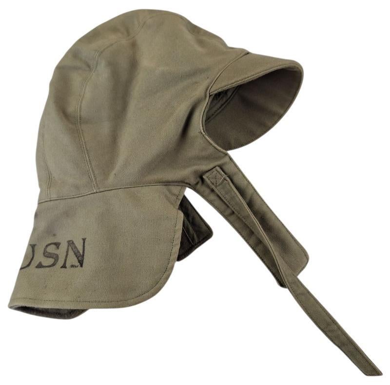 a us ww 2 us navy cap, Ophalen of Verzenden, Marine, Amerika, Helm of Baret