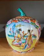 Prachtig handgeschilderd, grote Chinese Gemberpot, Ophalen