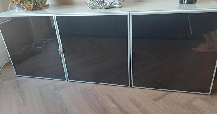 Ikea Besta kast met glasplaat - 180x40x60, Huis en Inrichting, Kasten | Dressoirs, Ophalen