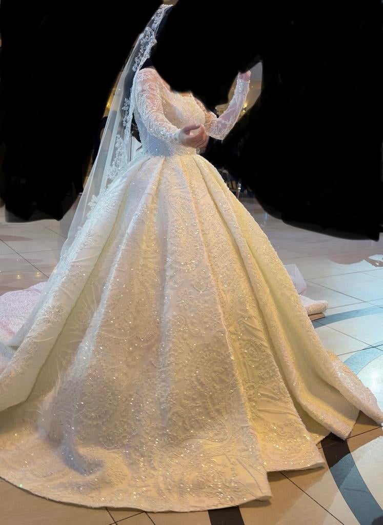 Bruiloft jurk, Sima Couture, Ophalen of Verzenden, Zo goed als nieuw, Wit, Trouwjurk