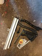 Zaagmachine DeWalt DW743 Flip-Over Zaagtafel/Afkortzaag, Gebruikt, DeWalt, 70 mm of meer, Ophalen of Verzenden