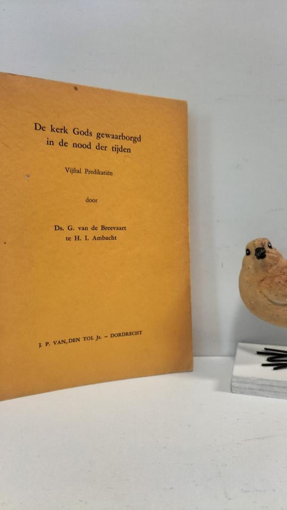 Breevaart, Ds. G. van de; De kerk Gods gewaarborgd in de, Boeken, Ophalen of Verzenden, Gelezen, Christendom | Protestants