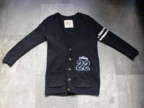 Hollister donkerblauw gebreid vest, maat S (qwe, Kleding | Dames, Truien en Vesten, Maat 38/40 (M), Blauw, Ophalen of Verzenden