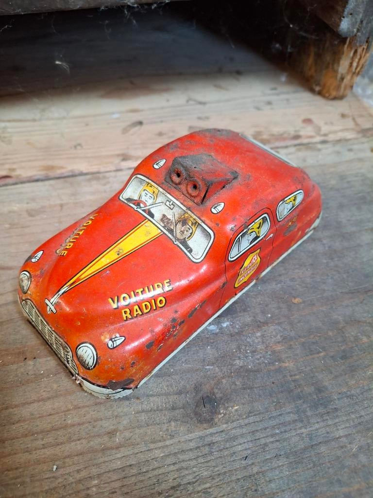 IJzeren blikken speelgoed auto autootje brocante oude, Antiek en Kunst, Ophalen of Verzenden